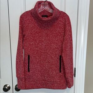 Cozy Red Cowl Neck Sweater/knit Women’s size S.